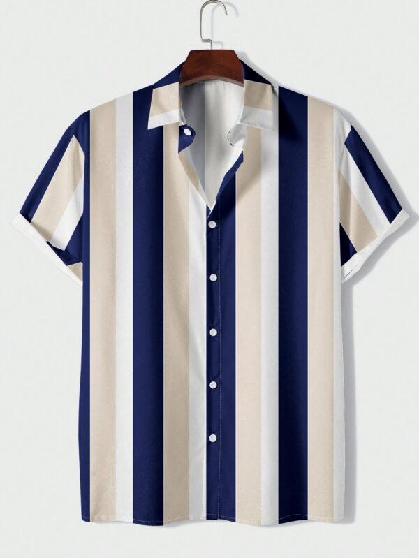Manfinity Dauomo Homme Chemise À Rayures