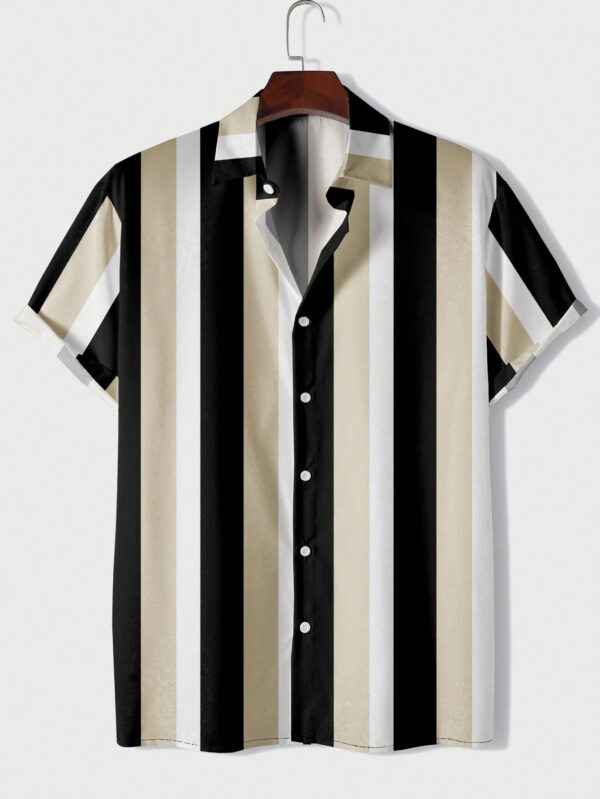 Manfinity Dauomo Homme Chemise À Rayures