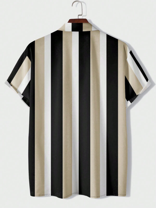 Manfinity Dauomo Homme Chemise À Rayures – Image 2