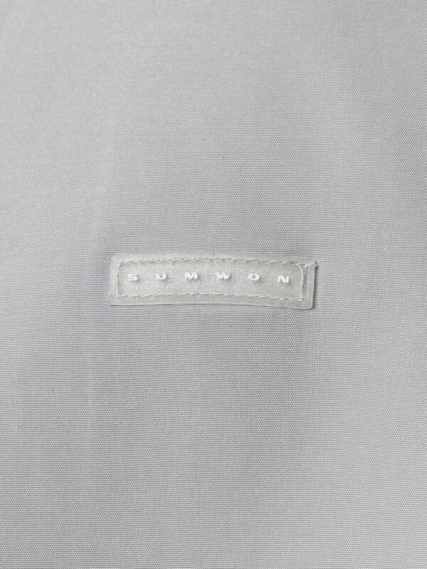 SUMWON Chemise ample à demi-fermeture éclair et manches coudes – Image 6