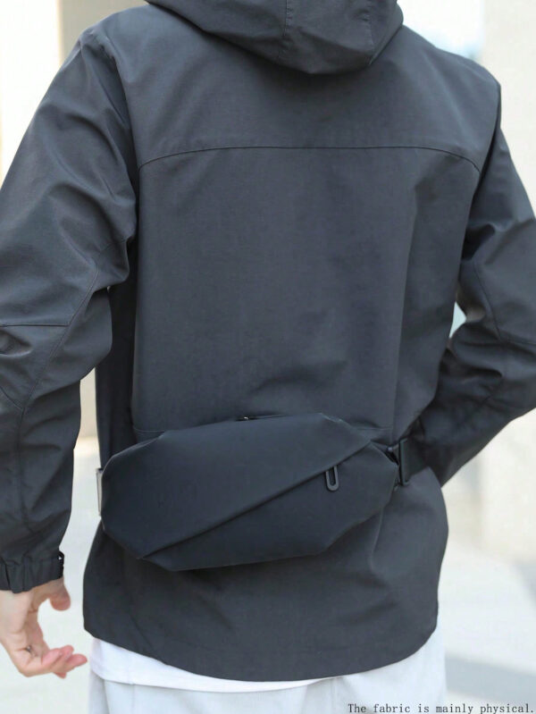 Sac de poitrine pour homme, sac bandoulière, sac pour téléphone portable, petit sac, sac à bandoulière, sac de taille, sac à l'épaule, sac de mode, sac à dos, sac à bandoulière pour homme, sac pour papa, sac d'étudiant, sac multifonction pour dortoir universitaire, cadeau pour hommes, sac ceinture, sac de voyage, sac banane, sac de mode décontracté, sac de rangement pour la Thanksgiving et les vacances, sac messenger, sac de randonnée, sac noir, grand sac multifonction pour l'extérieur et les vacances, cadeau pour hommes, sac d'été pour la rentrée scolaire – Image 2