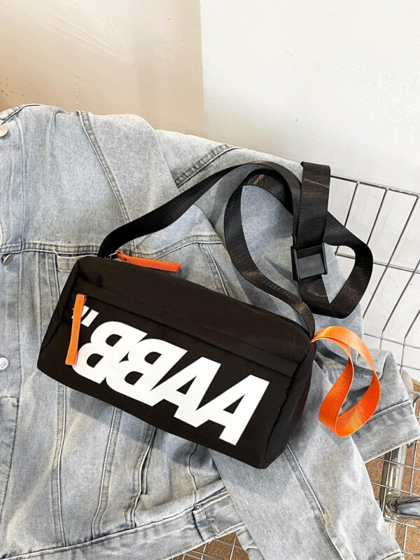 Sac bandoulière pour homme, style tendance Ins cool hip-hop, sac à bandoulière style japonais, sac de messager décontracté et simple pour étudiant, sac de collège pour la rue, sac multifonction homme, sac bandoulière homme, sac à dos homme, sac à bandoulière homme, sac cylindrique homme, sac homme hiver, sac de voyage noir, sac pour homme, sac été rentrée scolaire
