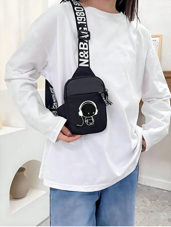 Sac à bandoulière mode, petit sac bandoulière, sac banane, sac de poitrine casual pour les voyages, la randonnée, sac à dos léger, sac de taille, vacances, gym, vélo, fournitures scolaires, été, bureau, cadeaux de Noël, sac de messager, sac de plage, sac de gym, sac noir, grande capacité, multifonctionnel, extérieur, portable, décontracté, Goyard, sac de hanche – Image 13