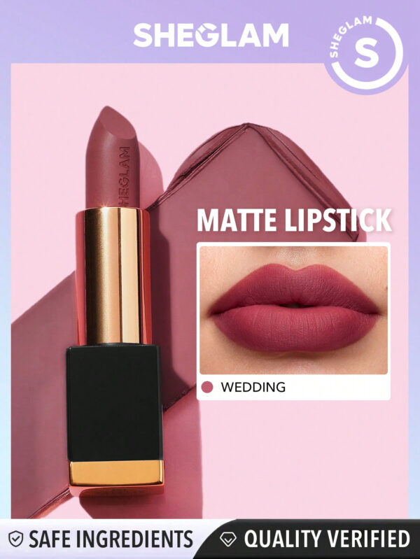 SHEGLAM Rouge À LèVres Mat Allure - Night Out 20 Couleurs Rouge À LèVres Longue DuréE Et Hautement Pigmenté Fini Velouté Doux     NoëL Cadeau De NoëL Hiver Thanksgiving DéCoration De NoëL Maquillage FÊTe Plage Voyage Vacances Rose Y1065K Saint-Valentin DéCor Amour Cadeau Hiver Maquillage FÊTe Plage Voyage Vacances Rose Y2K Promos Offres Camping ExtéRieur PréSent Rose Mode Fille Nouvelle AnnéE CosméTique Cosplayer Meilleur Voyage FêTes Couleur Fantaisie Campus éCole Charme Ambiance Cny Nouvel An Chinois – Image 2