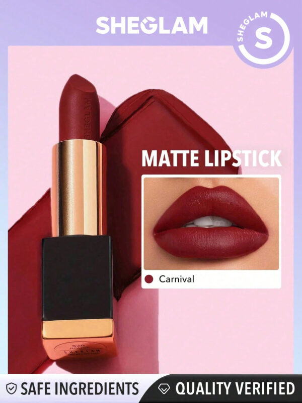 SHEGLAM Rouge À LèVres Mat Allure - Night Out 20 Couleurs Rouge À LèVres Longue DuréE Et Hautement Pigmenté Fini Velouté Doux     NoëL Cadeau De NoëL Hiver Thanksgiving DéCoration De NoëL Maquillage FÊTe Plage Voyage Vacances Rose Y1065K Saint-Valentin DéCor Amour Cadeau Hiver Maquillage FÊTe Plage Voyage Vacances Rose Y2K Promos Offres Camping ExtéRieur PréSent Rose Mode Fille Nouvelle AnnéE CosméTique Cosplayer Meilleur Voyage FêTes Couleur Fantaisie Campus éCole Charme Ambiance Cny Nouvel An Chinois – Image 10