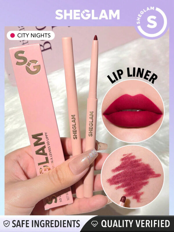SHEGLAM Crayon à LèVres So Lippy - Misty Rose     NoëL Cadeau De NoëL Hiver Thanksgiving DéCoration De NoëL Maquillage FÊTe Plage Voyage Vacances Rose Y38K Saint-Valentin DéCor Amour Cadeau Hiver Maquillage FÊTe Plage Voyage Vacances Rose Y2K Promos Offres Camping ExtéRieur PréSent Rose Mode Fille Nouvelle AnnéE CosméTique Cosplayer Meilleur Voyage FêTes Couleur Fantaisie Campus éCole Charme Ambiance Cny Nouvel An Chinois – Image 2