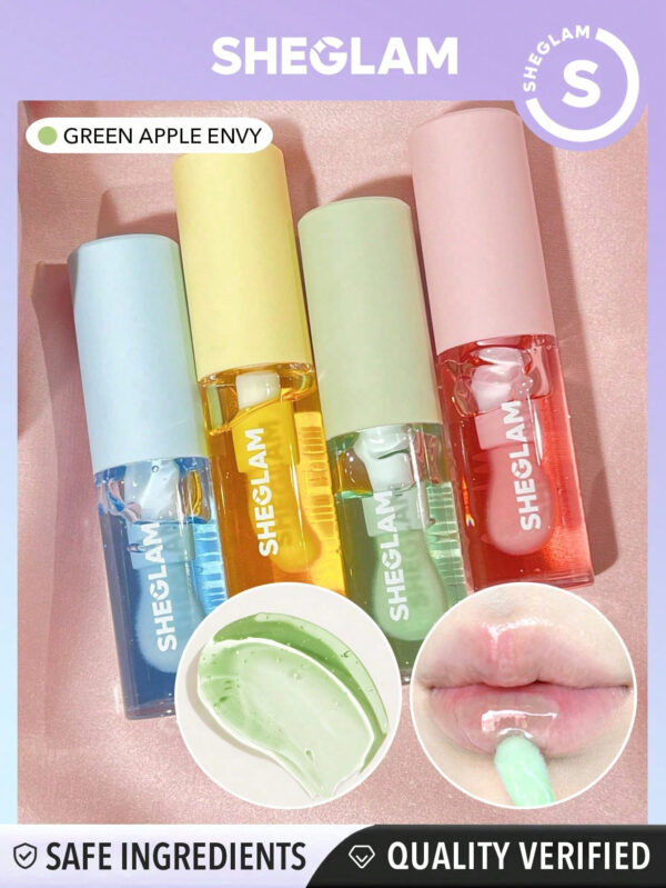 SHEGLAM Huile à LèVres Hydratinge Jelly Wow - Green Apple Envy     NoëL Cadeau De NoëL Hiver Thanksgiving DéCoration De NoëL Maquillage FÊTe Plage Voyage Vacances Rose Y246K Saint-Valentin DéCor Amour Cadeau Hiver Maquillage FÊTe Plage Voyage Vacances Rose Y2K Promos Offres Camping ExtéRieur PréSent Rose Mode Fille Nouvelle AnnéE CosméTique Cosplayer Meilleur Voyage FêTes Couleur Fantaisie Campus éCole Charme Ambiance Cny Nouvel An Chinois
