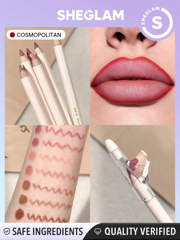 SHEGLAM Crayon(S) à LèVres Lip Facts-Cheery     NoëL Cadeau De NoëL Hiver Thanksgiving DéCoration De NoëL Maquillage FÊTe Plage Voyage Vacances Rose Y1142K Saint-Valentin DéCor Amour Cadeau Hiver Maquillage FÊTe Plage Voyage Vacances Rose Y2K Promos Offres Camping ExtéRieur PréSent Rose Mode Fille Nouvelle AnnéE CosméTique Cosplayer Meilleur Voyage FêTes Couleur Fantaisie Campus éCole Charme Ambiance Cny Nouvel An Chinois – Image 5