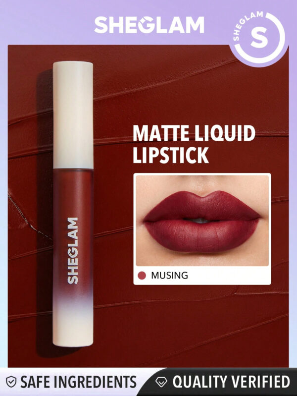 SHEGLAM Matte Allure Rouge À LèVres Liquide-Musing Longue DuréE Rouge À LèVres Haute Pigmentation Nourrissant L'Huile De Tournesol RéDuire Les Ridules Des LèVres Soin Des LèVres Maquillage Des LèVres     NoëL Cadeau De NoëL Hiver Thanksgiving DéCoration De NoëL Maquillage FÊTe Plage Voyage Vacances Rose Y1071K Saint-Valentin DéCor Amour Cadeau Hiver Maquillage FÊTe Plage Voyage Vacances Rose Y2K Promos Offres Camping ExtéRieur PréSent Rose Mode Fille Nouvelle AnnéE CosméTique Cosplayer Meilleur Voyage FêTes Couleur Fantaisie Campus éCole Charme Ambiance Cny Nouvel An Chinois