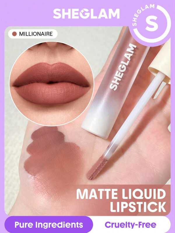 SHEGLAM Matte Allure Rouge À LèVres Liquide-Musing Longue DuréE Rouge À LèVres Haute Pigmentation Nourrissant L'Huile De Tournesol RéDuire Les Ridules Des LèVres Soin Des LèVres Maquillage Des LèVres     NoëL Cadeau De NoëL Hiver Thanksgiving DéCoration De NoëL Maquillage FÊTe Plage Voyage Vacances Rose Y1071K Saint-Valentin DéCor Amour Cadeau Hiver Maquillage FÊTe Plage Voyage Vacances Rose Y2K Promos Offres Camping ExtéRieur PréSent Rose Mode Fille Nouvelle AnnéE CosméTique Cosplayer Meilleur Voyage FêTes Couleur Fantaisie Campus éCole Charme Ambiance Cny Nouvel An Chinois – Image 12