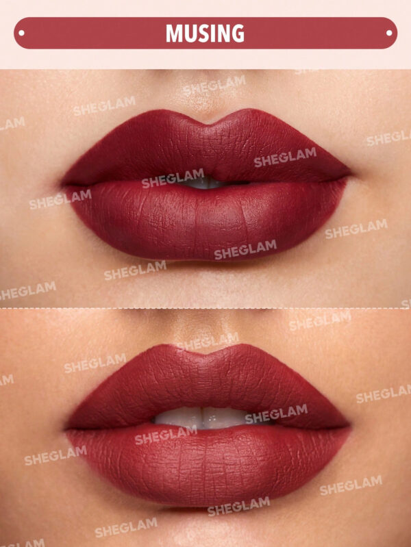 SHEGLAM Matte Allure Rouge À LèVres Liquide-Musing Longue DuréE Rouge À LèVres Haute Pigmentation Nourrissant L'Huile De Tournesol RéDuire Les Ridules Des LèVres Soin Des LèVres Maquillage Des LèVres     NoëL Cadeau De NoëL Hiver Thanksgiving DéCoration De NoëL Maquillage FÊTe Plage Voyage Vacances Rose Y1071K Saint-Valentin DéCor Amour Cadeau Hiver Maquillage FÊTe Plage Voyage Vacances Rose Y2K Promos Offres Camping ExtéRieur PréSent Rose Mode Fille Nouvelle AnnéE CosméTique Cosplayer Meilleur Voyage FêTes Couleur Fantaisie Campus éCole Charme Ambiance Cny Nouvel An Chinois – Image 21