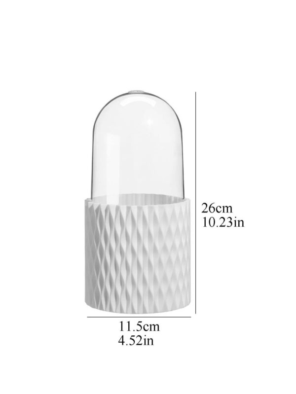1 pièce Animaux De Compagnie Boîte De Rangement Pour Pinceaux De Maquillage , Minimaliste Rotatif Boîte De Rangement Pour Pinceaux De Maquillage Pour Domicile – Image 8