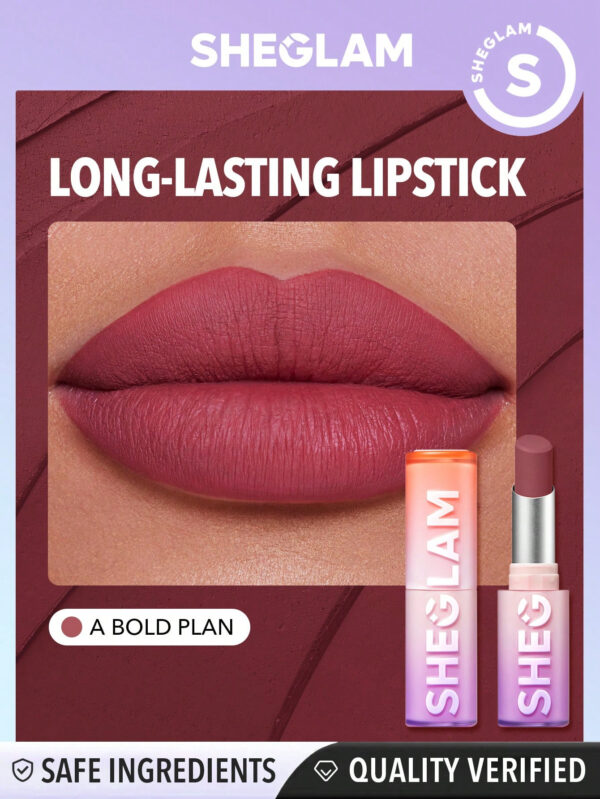 SHEGLAM Rouge à LèVres Mat Longue DuréE Dynamatte Boom - A Bold Plan     NoëL Cadeau De NoëL Hiver Thanksgiving DéCoration De NoëL Maquillage FÊTe Plage Voyage Vacances Rose Y480K Saint-Valentin DéCor Amour Cadeau Hiver Maquillage FÊTe Plage Voyage Vacances Rose Y2K Promos Offres Camping ExtéRieur PréSent Rose Mode Fille Nouvelle AnnéE CosméTique Cosplayer Meilleur Voyage FêTes Couleur Fantaisie Campus éCole Charme Ambiance Cny Nouvel An Chinois