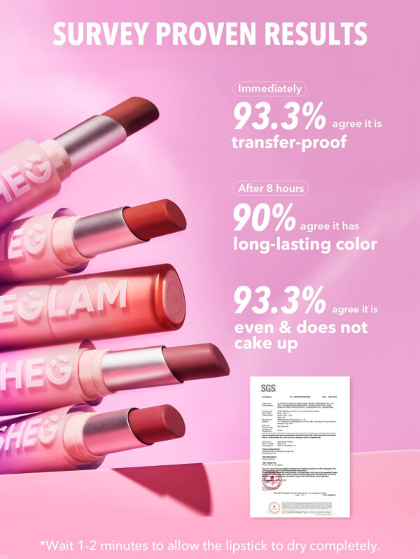 SHEGLAM Rouge à LèVres Mat Longue DuréE Dynamatte Boom - A Bold Plan     NoëL Cadeau De NoëL Hiver Thanksgiving DéCoration De NoëL Maquillage FÊTe Plage Voyage Vacances Rose Y480K Saint-Valentin DéCor Amour Cadeau Hiver Maquillage FÊTe Plage Voyage Vacances Rose Y2K Promos Offres Camping ExtéRieur PréSent Rose Mode Fille Nouvelle AnnéE CosméTique Cosplayer Meilleur Voyage FêTes Couleur Fantaisie Campus éCole Charme Ambiance Cny Nouvel An Chinois – Image 24