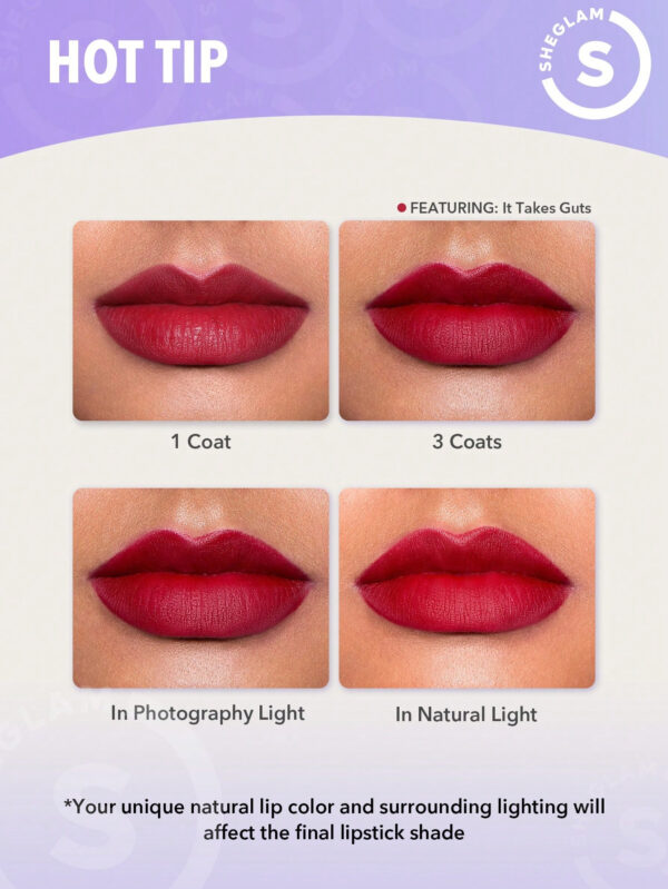 SHEGLAM Rouge à LèVres Mat Longue DuréE Dynamatte Boom - A Bold Plan     NoëL Cadeau De NoëL Hiver Thanksgiving DéCoration De NoëL Maquillage FÊTe Plage Voyage Vacances Rose Y480K Saint-Valentin DéCor Amour Cadeau Hiver Maquillage FÊTe Plage Voyage Vacances Rose Y2K Promos Offres Camping ExtéRieur PréSent Rose Mode Fille Nouvelle AnnéE CosméTique Cosplayer Meilleur Voyage FêTes Couleur Fantaisie Campus éCole Charme Ambiance Cny Nouvel An Chinois – Image 28