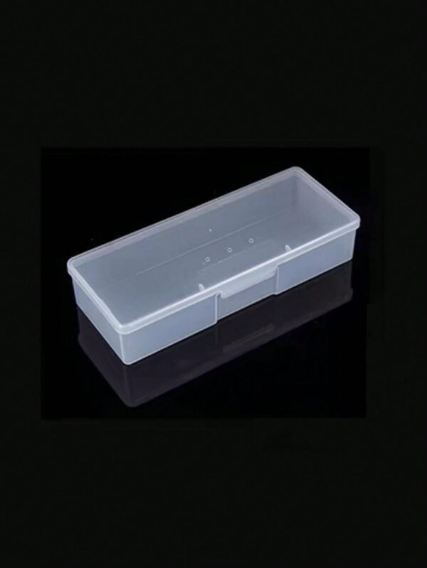 Porte-pinceau De Maquillage En Plastique, Boîte À Cosmétiques Transparente Minimaliste Anti-poussière, Pour La Maison, Cadeau Pour La Saint-valentin 1 Pièce – Image 11