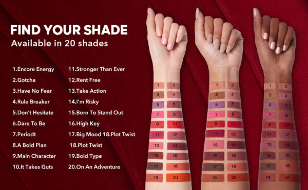 SHEGLAM Rouge à LèVres Mat Longue DuréE Dynamatte Boom - A Bold Plan     NoëL Cadeau De NoëL Hiver Thanksgiving DéCoration De NoëL Maquillage FÊTe Plage Voyage Vacances Rose Y480K Saint-Valentin DéCor Amour Cadeau Hiver Maquillage FÊTe Plage Voyage Vacances Rose Y2K Promos Offres Camping ExtéRieur PréSent Rose Mode Fille Nouvelle AnnéE CosméTique Cosplayer Meilleur Voyage FêTes Couleur Fantaisie Campus éCole Charme Ambiance Cny Nouvel An Chinois – Image 31