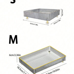 1/2 pièces Organisateur de maquillage, plateau de salle de bain de vanité, boîte de rangement de parfum de maquillage, plateau de rangement d'anneau de maquillage, plateau de table de toilette, étagère décorative organisateur de bijoux et de maquillage, support de rangement de cosmétiques de salle de bain, plateau de rangement et d'affichage de bureau pour la décoration de la maison, la salle de bain, le cadeau.