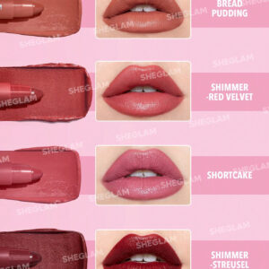 SHEGLAM Rouge à LèVres Just Kissed Crayon-Red Velvet     NoëL Cadeau De NoëL Hiver Thanksgiving DéCoration De NoëL Maquillage FÊTe Plage Voyage Vacances Rose Y953K Saint-Valentin DéCor Amour Cadeau Hiver Maquillage FÊTe Plage Voyage Vacances Rose Y2K Promos Offres Camping ExtéRieur PréSent Rose Mode Fille Nouvelle AnnéE CosméTique Cosplayer Meilleur Voyage FêTes Couleur Fantaisie Campus éCole Charme Ambiance Cny Nouvel An Chinois