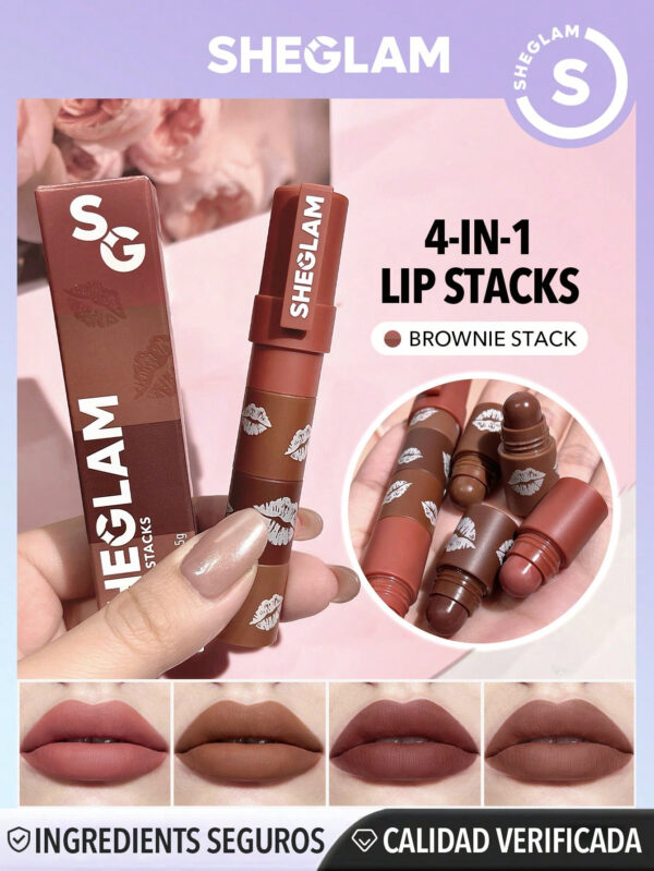 SHEGLAM Mega Lip Stacks-Petal Stack     NoëL Cadeau De NoëL Hiver Thanksgiving DéCoration De NoëL Maquillage FÊTe Plage Voyage Vacances Rose Y1216K Saint-Valentin DéCor Amour Cadeau Hiver Maquillage FÊTe Plage Voyage Vacances Rose Y2K Promos Offres Camping ExtéRieur PréSent Rose Mode Fille Nouvelle AnnéE CosméTique Cosplayer Meilleur Voyage FêTes Couleur Fantaisie Campus éCole Charme Ambiance Cny Nouvel An Chinois