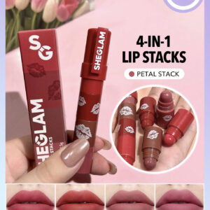 SHEGLAM Mega Lip Stacks-Petal Stack     NoëL Cadeau De NoëL Hiver Thanksgiving DéCoration De NoëL Maquillage FÊTe Plage Voyage Vacances Rose Y1216K Saint-Valentin DéCor Amour Cadeau Hiver Maquillage FÊTe Plage Voyage Vacances Rose Y2K Promos Offres Camping ExtéRieur PréSent Rose Mode Fille Nouvelle AnnéE CosméTique Cosplayer Meilleur Voyage FêTes Couleur Fantaisie Campus éCole Charme Ambiance Cny Nouvel An Chinois