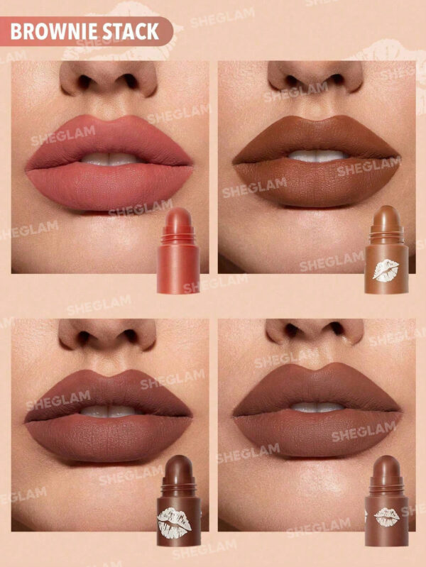 SHEGLAM Mega Lip Stacks-Petal Stack     NoëL Cadeau De NoëL Hiver Thanksgiving DéCoration De NoëL Maquillage FÊTe Plage Voyage Vacances Rose Y1216K Saint-Valentin DéCor Amour Cadeau Hiver Maquillage FÊTe Plage Voyage Vacances Rose Y2K Promos Offres Camping ExtéRieur PréSent Rose Mode Fille Nouvelle AnnéE CosméTique Cosplayer Meilleur Voyage FêTes Couleur Fantaisie Campus éCole Charme Ambiance Cny Nouvel An Chinois – Image 6