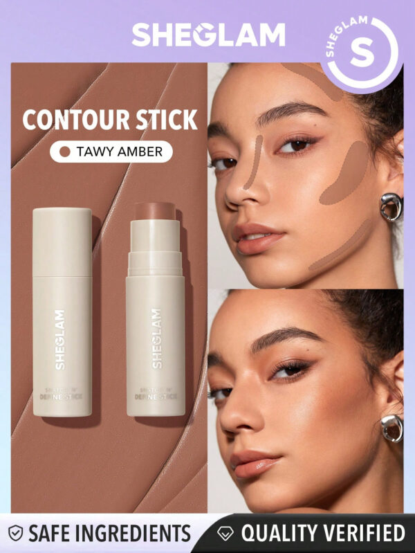 SHEGLAM BâTon De Contour CrèMe Terracotta Snatch 'N' Define, Longue Tenue, Hautement Pigmenté, RéSistant À La Transpiration, Bronzant, Sculptant, LéGer, Lisse, Maquillage De Contour Naturel Du Visage NoëL Cadeau De NoëL Hiver Thanksgiving DéCoration De NoëL  NoëL Cadeau De NoëL Hiver Thanksgiving DéCoration De NoëL Maquillage FÊTe Plage Voyage Vacances Rose Y23K Rose Saint-Valentin DéCor Amour Cadeau Hiver Maquillage FÊTe Plage Voyage Vacances Rose Y2K Promos Offres Camping ExtéRieur PréSent Rose Mode Fille Nouvelle AnnéE CosméTique Cosplayer Meilleur Voyage FêTes Couleur Fantaisie Campus éCole Charme Ambiance Cny Nouvel An Chinois – Image 6