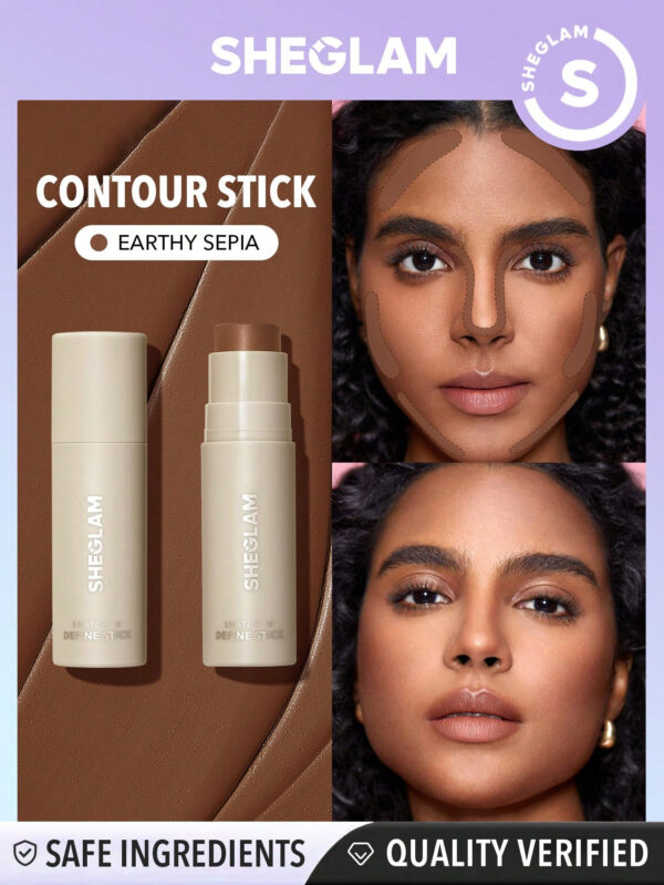 SHEGLAM BâTon De Contour CrèMe Terracotta Snatch 'N' Define, Longue Tenue, Hautement Pigmenté, RéSistant À La Transpiration, Bronzant, Sculptant, LéGer, Lisse, Maquillage De Contour Naturel Du Visage NoëL Cadeau De NoëL Hiver Thanksgiving DéCoration De NoëL  NoëL Cadeau De NoëL Hiver Thanksgiving DéCoration De NoëL Maquillage FÊTe Plage Voyage Vacances Rose Y23K Rose Saint-Valentin DéCor Amour Cadeau Hiver Maquillage FÊTe Plage Voyage Vacances Rose Y2K Promos Offres Camping ExtéRieur PréSent Rose Mode Fille Nouvelle AnnéE CosméTique Cosplayer Meilleur Voyage FêTes Couleur Fantaisie Campus éCole Charme Ambiance Cny Nouvel An Chinois – Image 7
