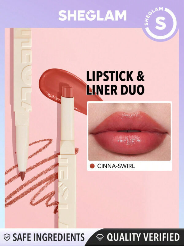 SHEGLAM Duo De Rouge à LèVres Et Liner Teinté Transparent Glam 101-Cherry Glaze     NoëL Cadeau De NoëL Hiver Thanksgiving DéCoration De NoëL Maquillage FÊTe Plage Voyage Vacances Rose Y1046K Saint-Valentin DéCor Amour Cadeau Hiver Maquillage FÊTe Plage Voyage Vacances Rose Y2K Promos Offres Camping ExtéRieur PréSent Rose Mode Fille Nouvelle AnnéE CosméTique Cosplayer Meilleur Voyage FêTes Couleur Fantaisie Campus éCole Charme Ambiance Cny Nouvel An Chinois – Image 2