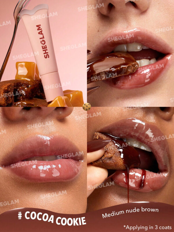 SHEGLAM Brillant à LèVres Hydratant à GlaçUre Cristalline - Biscuit Au Chocolat     NoëL Cadeau De NoëL Hiver Thanksgiving DéCoration De NoëL Maquillage FÊTe Plage Voyage Vacances Rose Y1050K Saint-Valentin DéCor Amour Cadeau Hiver Maquillage FÊTe Plage Voyage Vacances Rose Y2K Promos Offres Camping ExtéRieur PréSent Rose Mode Fille Nouvelle AnnéE CosméTique Cosplayer Meilleur Voyage FêTes Couleur Fantaisie Campus éCole Charme Ambiance Cny Nouvel An Chinois – Image 4