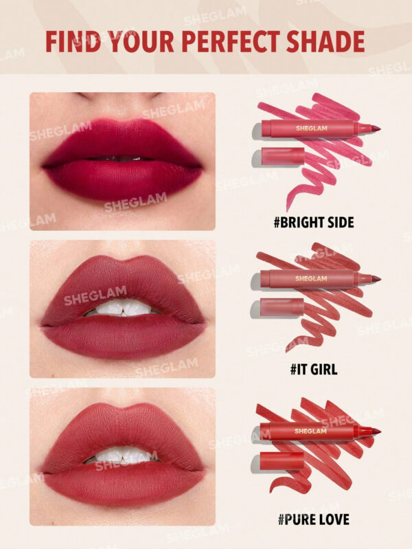 SHEGLAM Lip Tint Pour Les LèVres Love Stained-Pure Love     NoëL Cadeau De NoëL Hiver Thanksgiving DéCoration De NoëL Maquillage FÊTe Plage Voyage Vacances Rose Y1291K Saint-Valentin DéCor Amour Cadeau Hiver Maquillage FÊTe Plage Voyage Vacances Rose Y2K Promos Offres Camping ExtéRieur PréSent Rose Mode Fille Nouvelle AnnéE CosméTique Cosplayer Meilleur Voyage FêTes Couleur Fantaisie Campus éCole Charme Ambiance Cny Nouvel An Chinois – Image 8