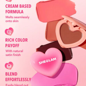 SHEGLAM Blush CrèMe Playing Cupid-Devotion     NoëL Cadeau De NoëL Hiver Thanksgiving DéCoration De NoëL Maquillage FÊTe Plage Voyage Vacances Rose Y1129K Saint-Valentin DéCor Amour Cadeau Hiver Maquillage FÊTe Plage Voyage Vacances Rose Y2K Promos Offres Camping ExtéRieur PréSent Rose Mode Fille Nouvelle AnnéE CosméTique Cosplayer Meilleur Voyage FêTes Couleur Fantaisie Campus éCole Charme Ambiance Cny Nouvel An Chinois