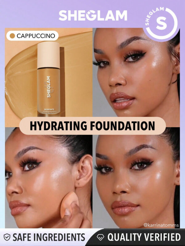 SHEGLAM Fond De Teint Hydrating Skinfinite - Cappuccino     NoëL Cadeau De NoëL Hiver Thanksgiving DéCoration De NoëL Maquillage FÊTe Plage Voyage Vacances Rose Y250K Saint-Valentin DéCor Amour Cadeau Hiver Maquillage FÊTe Plage Voyage Vacances Rose Y2K Promos Offres Camping ExtéRieur PréSent Rose Mode Fille Nouvelle AnnéE CosméTique Cosplayer Meilleur Voyage FêTes Couleur Fantaisie Campus éCole Charme Ambiance Cny Nouvel An Chinois