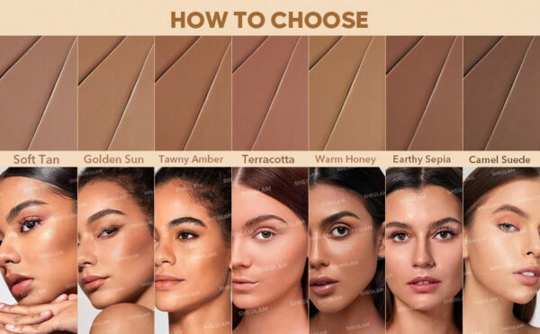 SHEGLAM BâTon De Contour De CrèMe De Bronzage Doux Snatch 'N' Define Stick, À Pigments Intenses Longue Tenue, RéSistant À La Transpiration, Bronzant LéGer, Lisse Et Naturel, Pour Le Maquillage Du Contour Du Visage     NoëL Cadeau De NoëL Hiver Thanksgiving DéCoration De NoëL Maquillage FÊTe Plage Voyage Vacances Rose Y42K Saint-Valentin DéCor Amour Cadeau Hiver Maquillage FÊTe Plage Voyage Vacances Rose Y2K Promos Offres Camping ExtéRieur PréSent Rose Mode Fille Nouvelle AnnéE CosméTique Cosplayer Meilleur Voyage FêTes Couleur Fantaisie Campus éCole Charme Ambiance Cny Nouvel An Chinois – Image 19