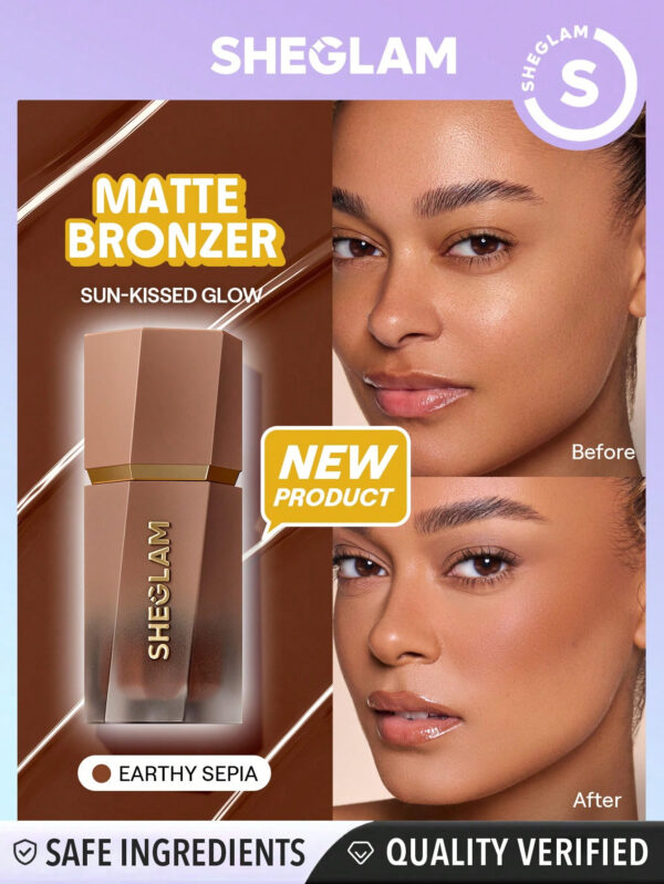 SHEGLAM Sun Beam Matte Liquid Bronzer-Earthy Sepia Saint-Valentin DéCor Amour Cadeau Hiver Maquillage FÊTe Plage Voyage Vacances Rose Y2K Promos Offres Camping ExtéRieur PréSent Rose Mode Fille Nouvelle AnnéE CosméTique Cosplayer Meilleur Voyage FêTes Couleur Fantaisie Campus éCole Charme Ambiance Cny Nouvel An Chinois