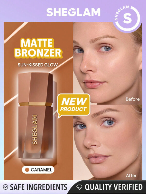 SHEGLAM Sun Beam Matte Liquid Bronzer-Earthy Sepia Saint-Valentin DéCor Amour Cadeau Hiver Maquillage FÊTe Plage Voyage Vacances Rose Y2K Promos Offres Camping ExtéRieur PréSent Rose Mode Fille Nouvelle AnnéE CosméTique Cosplayer Meilleur Voyage FêTes Couleur Fantaisie Campus éCole Charme Ambiance Cny Nouvel An Chinois – Image 3