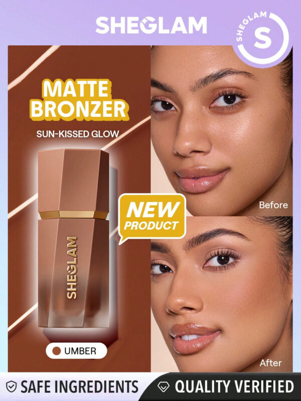 SHEGLAM Sun Beam Matte Liquid Bronzer-Earthy Sepia Saint-Valentin DéCor Amour Cadeau Hiver Maquillage FÊTe Plage Voyage Vacances Rose Y2K Promos Offres Camping ExtéRieur PréSent Rose Mode Fille Nouvelle AnnéE CosméTique Cosplayer Meilleur Voyage FêTes Couleur Fantaisie Campus éCole Charme Ambiance Cny Nouvel An Chinois – Image 6