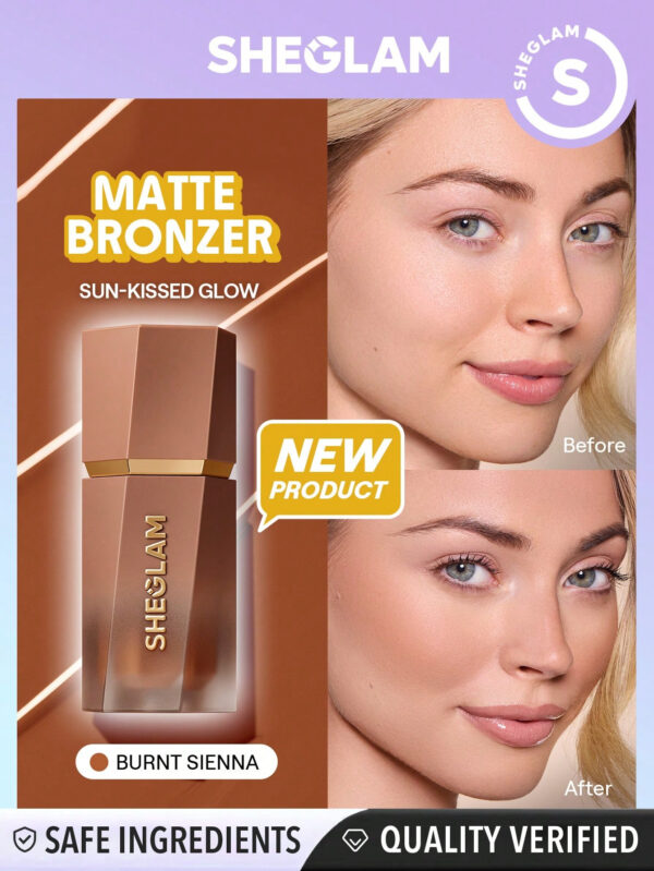 SHEGLAM Sun Beam Matte Liquid Bronzer-Earthy Sepia Saint-Valentin DéCor Amour Cadeau Hiver Maquillage FÊTe Plage Voyage Vacances Rose Y2K Promos Offres Camping ExtéRieur PréSent Rose Mode Fille Nouvelle AnnéE CosméTique Cosplayer Meilleur Voyage FêTes Couleur Fantaisie Campus éCole Charme Ambiance Cny Nouvel An Chinois – Image 7