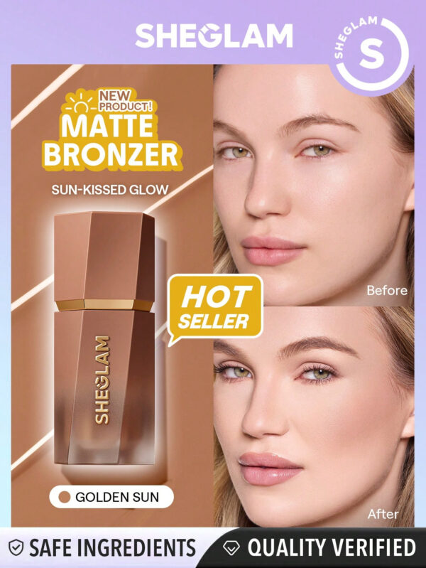 SHEGLAM Sun Beam Matte Liquid Bronzer-Earthy Sepia Saint-Valentin DéCor Amour Cadeau Hiver Maquillage FÊTe Plage Voyage Vacances Rose Y2K Promos Offres Camping ExtéRieur PréSent Rose Mode Fille Nouvelle AnnéE CosméTique Cosplayer Meilleur Voyage FêTes Couleur Fantaisie Campus éCole Charme Ambiance Cny Nouvel An Chinois – Image 8