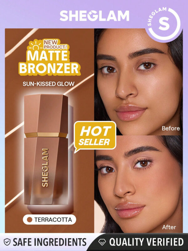 SHEGLAM Sun Beam Matte Liquid Bronzer-Earthy Sepia Saint-Valentin DéCor Amour Cadeau Hiver Maquillage FÊTe Plage Voyage Vacances Rose Y2K Promos Offres Camping ExtéRieur PréSent Rose Mode Fille Nouvelle AnnéE CosméTique Cosplayer Meilleur Voyage FêTes Couleur Fantaisie Campus éCole Charme Ambiance Cny Nouvel An Chinois – Image 9