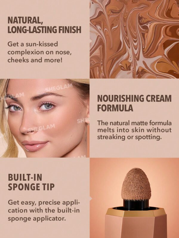 SHEGLAM Sun Beam Matte Liquid Bronzer-Earthy Sepia Saint-Valentin DéCor Amour Cadeau Hiver Maquillage FÊTe Plage Voyage Vacances Rose Y2K Promos Offres Camping ExtéRieur PréSent Rose Mode Fille Nouvelle AnnéE CosméTique Cosplayer Meilleur Voyage FêTes Couleur Fantaisie Campus éCole Charme Ambiance Cny Nouvel An Chinois – Image 15