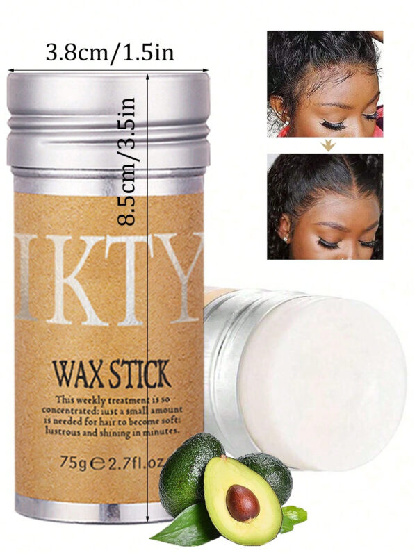 IKT Ensemble De 4 Peignes De Coiffure (1 Brosse Rose Double Face Pour Bord, 2 Peignes À Queue Rose Et 1 Bâton De Cire Pour Cheveux De 75g/2.7oz) – Image 2