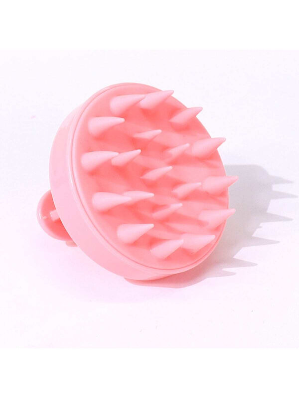 1 pièce Cheveux Masseur De Cuir chevelu , Cuir chevelu scrubber Avec Silicone Souple Poils Pour La Pousse Des Cheveux & Pellicules Retirer , Cheveux Brosse Pour Shampooing Pour Cuir chevelu Exfoliant – Image 4