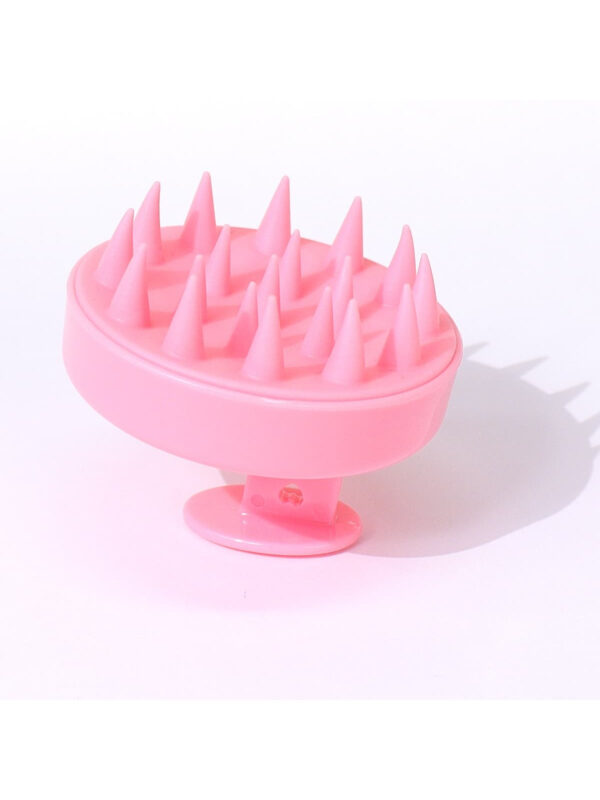 1 pièce Cheveux Masseur De Cuir chevelu , Cuir chevelu scrubber Avec Silicone Souple Poils Pour La Pousse Des Cheveux & Pellicules Retirer , Cheveux Brosse Pour Shampooing Pour Cuir chevelu Exfoliant – Image 5