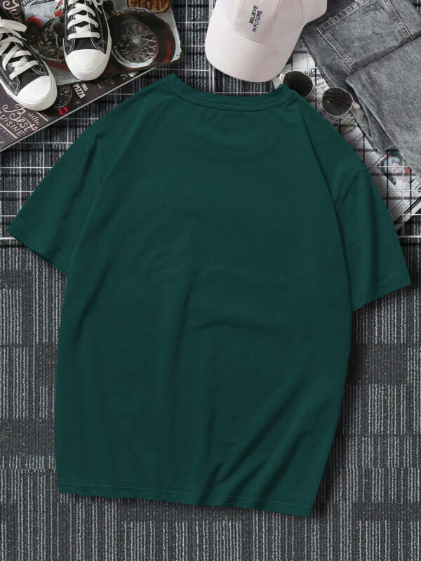Manfinity Homme T-shirt D'été À Manches Courtes Imprimé De Lettres Et De Chiffres Pour Homme – Image 16