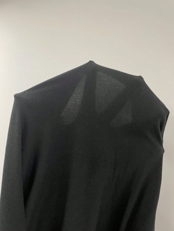 SHEIN SXY Body Slim Fit Col Carré Avec Manches Noir – Image 10
