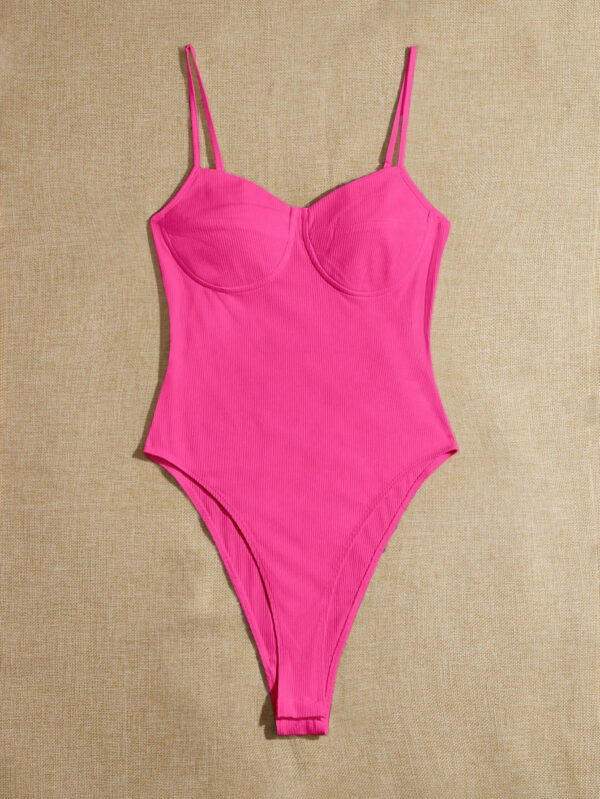 SHEIN EZwear Body Bustier À Fines Brides Unicolore – Image 9