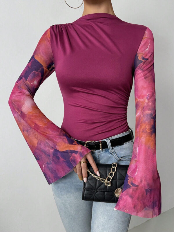 SHEIN Raffinéa Body En Maille À Manches Évasées – Image 4