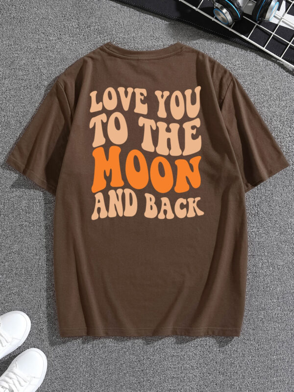 Manfinity Dauomo Homme T-shirt à motif slogan – Image 2