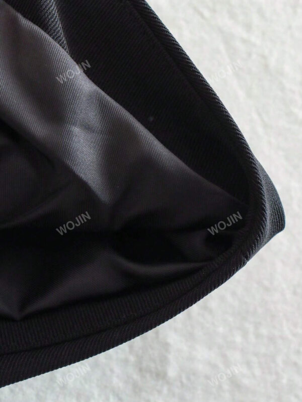 Gilet décontracté pour femmes, blazer sans manches, veste de tailleur simple de couleur unie, débardeur court ajusté pour tenue de travail quotidienne – Image 11